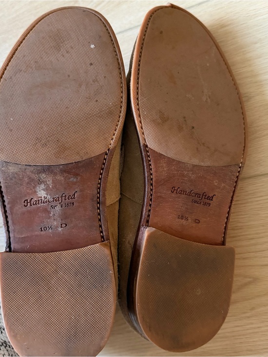 Nettleton Suede Tassel Loafers for Men - Beige Tan
